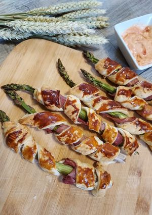 Une photo de Asperges en feuilletée
