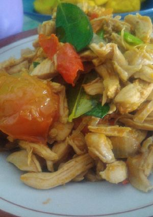 Foto resep Ayam Suwir Pedas