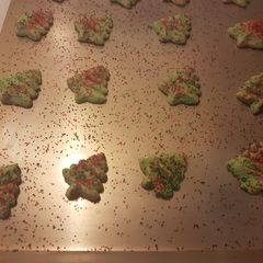 A picture of Short Bread Spritz Cookies.