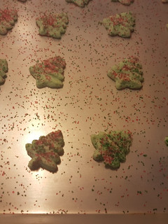 A picture of Short Bread Spritz Cookies.