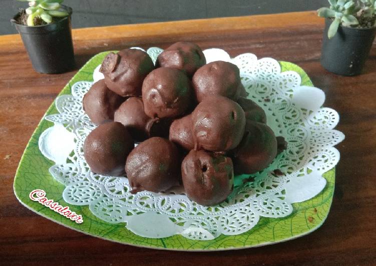 Cara termudah untuk Istimewa saat makan malamBola Bola Coklat Roti Bantat