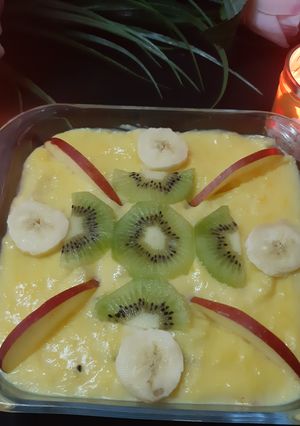 A picture of Fruits Custard.