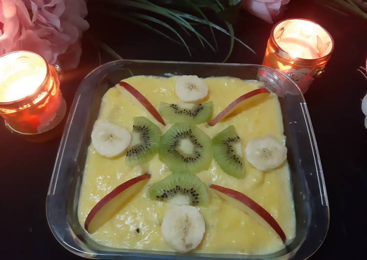 Recipe of Favorite Fruits Custard