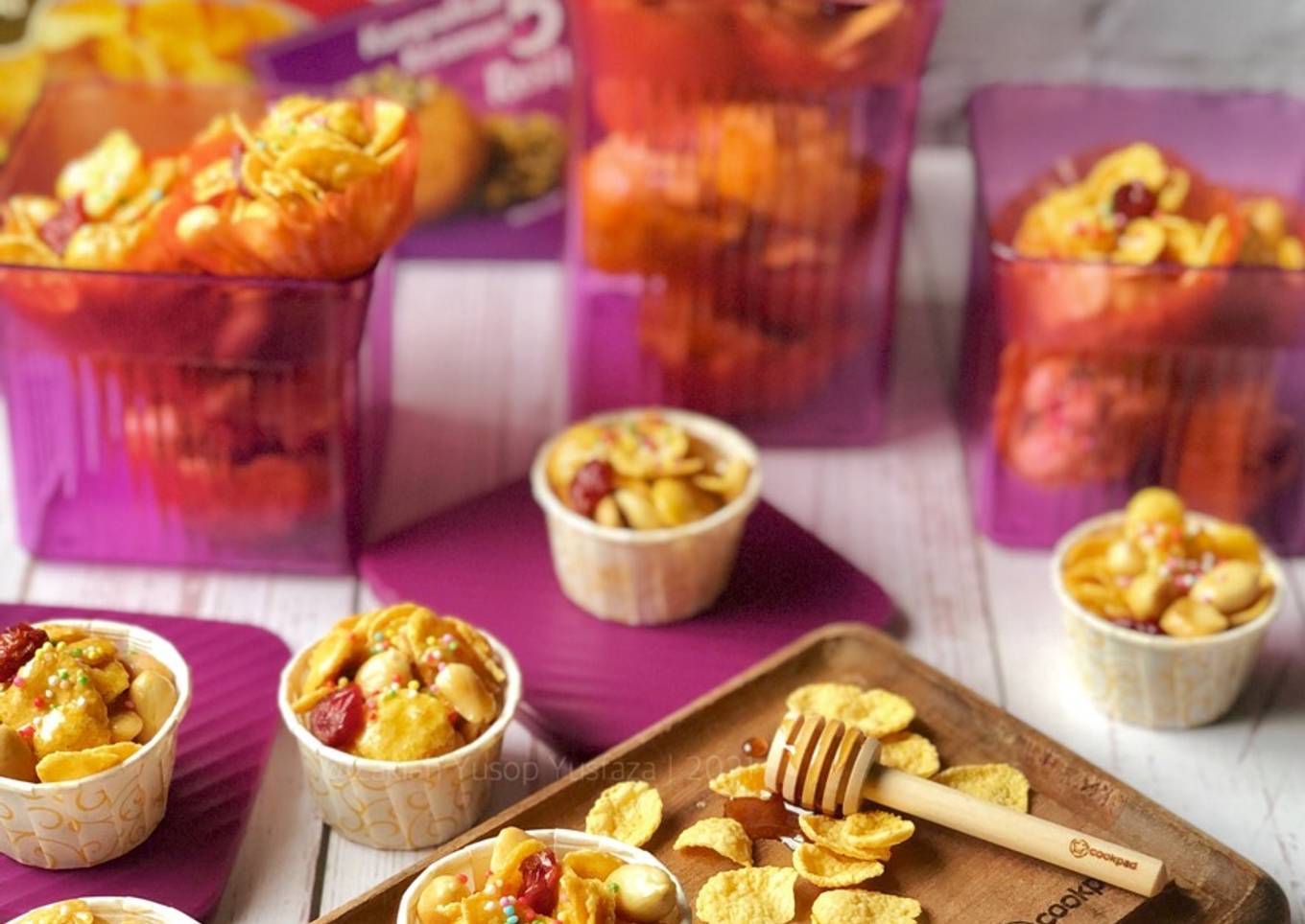 Cornflakes Madu Tanpa Oven