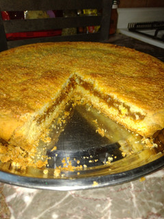 Una foto de Tarta de coco y dulce de leche