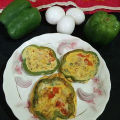 Egg Capsicum Rings A picture of Egg Capsicum Rings.