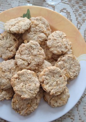 Una foto de Galletitas de avena y manzana
