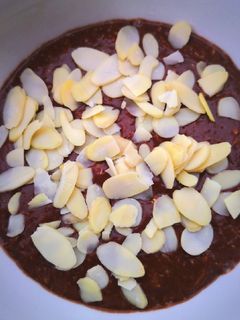 Foto di Porridge cioccolato e mandorle