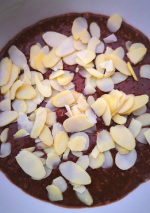 Foto di Porridge cioccolato e mandorle