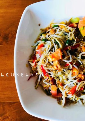 Foto resep Tumis Taoge Ikan Asin 🤤 #BikinRamadhanBerkesan