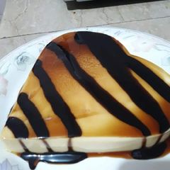 A picture of Vanilla choco pudding.