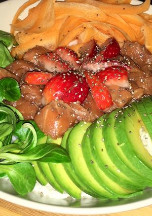 Una foto de Poke bowl