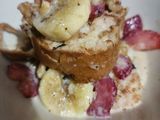Capirotada de fresa a las Tres leches