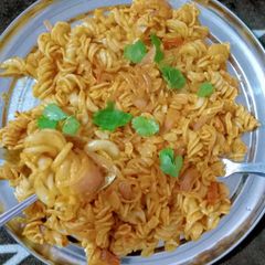 A picture of Masala pasta.