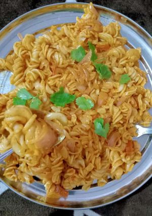 A picture of Masala pasta.