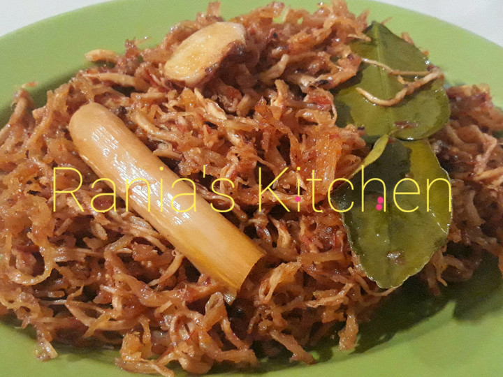 Cara Gampang Membuat Ayam suwir pedas manis Anti Gagal