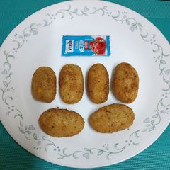 A picture of 🌽 Corn 🌽 & Paneer Croquettes.