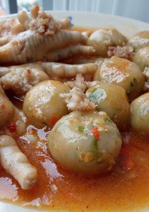 Foto resep Cilok kuah kental pedas