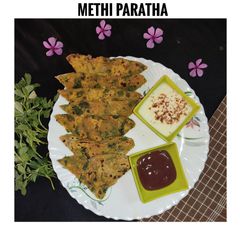 A picture of Methi Paratha.