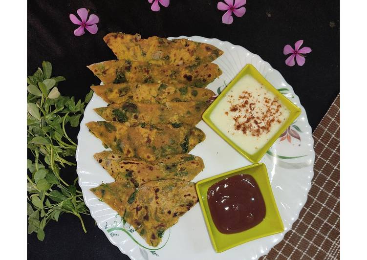 Easiest Way to Prepare Perfect Methi Paratha