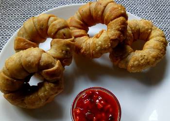 Without Fail Cooking Recipe Ring Samosa Yummy