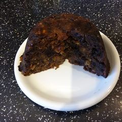 A picture of Christmas Pudding.