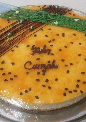 Una foto de Cheesecake de Maracuyá o Frutos Rojos