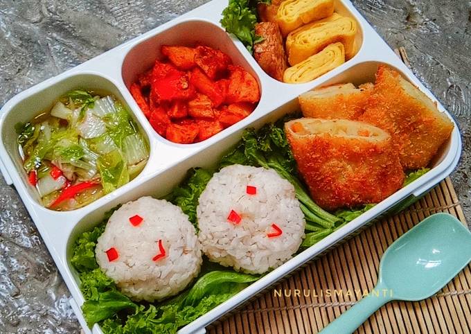 Resep Mix Bento Nasi Lauk Dan Sayur Oleh Nurul Ismayanti Cookpad