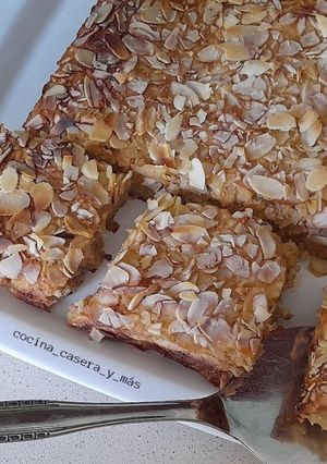 Una foto de Tarta de manzana y avena