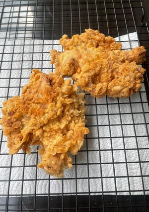 Foto resep Paha ayam goreng