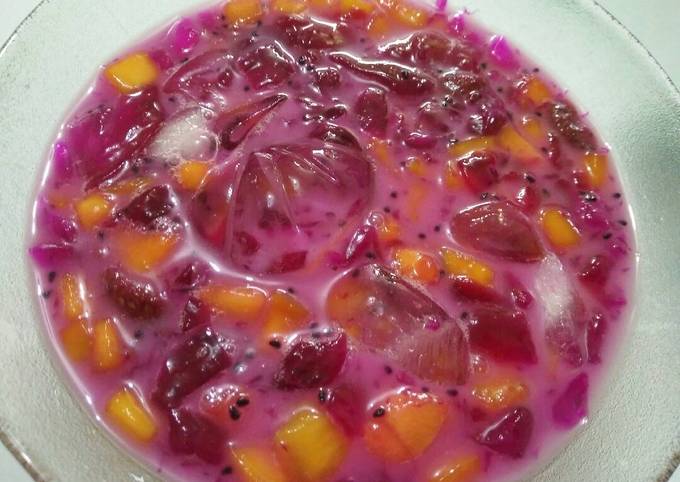 Resep Dragon Fruit Leci Punch Oleh Lysa Podungge Cookpad 1765