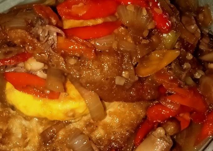 Cumi telor sambal kecap