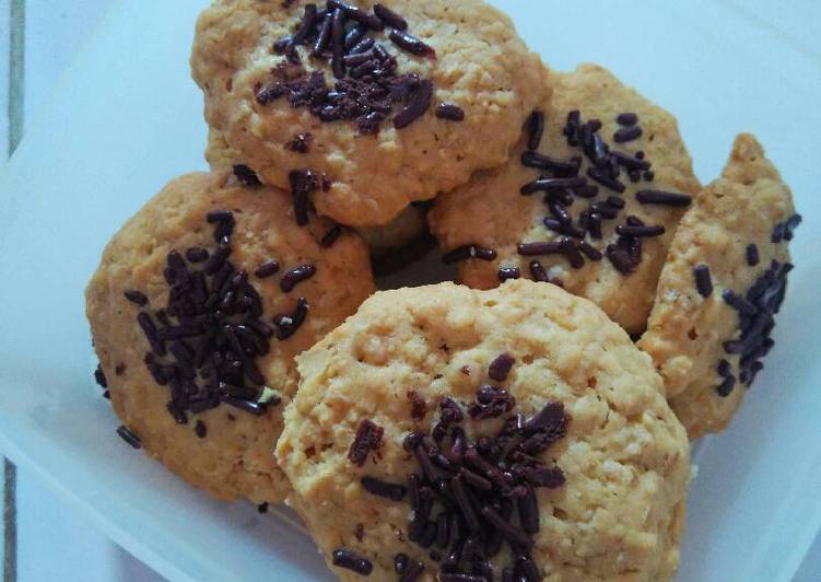 Resep Oat Cookies, healthy n crunchy~ 🍪🍪 Anti Gagal