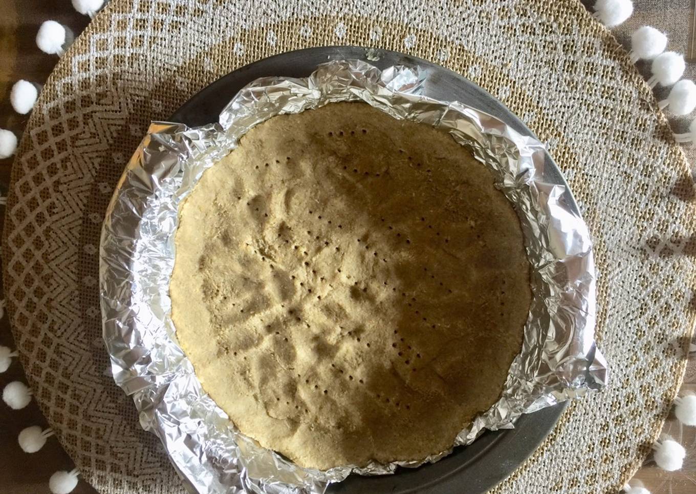 Masa para tarta de harina de lentejas y avena 🔆