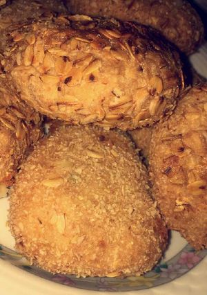 صورة لوصفة كرات البطاطس مع الجبنة 😉