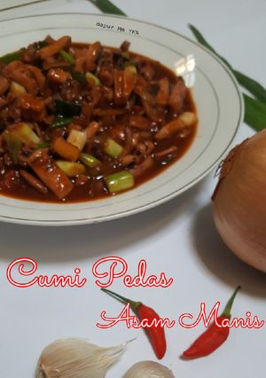 Foto resep Cumi Pedas Asam Manis 🦑🌶