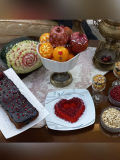عکسی از دستور میز یلدایی