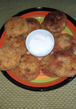 A picture of Bengal Gram & Potato Cutlets.