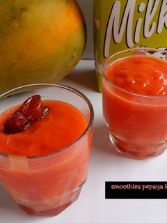 Foto resep Smoothies Pepaya Kurma