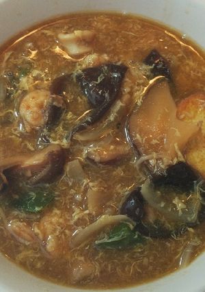 Foto resep Seafood Tofu Jamur Asam Manis