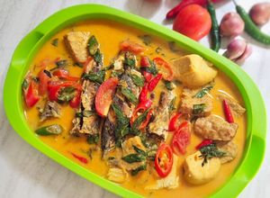 Foto resep Ikan Layang, Tahu dan Tempe Kuah Kuning