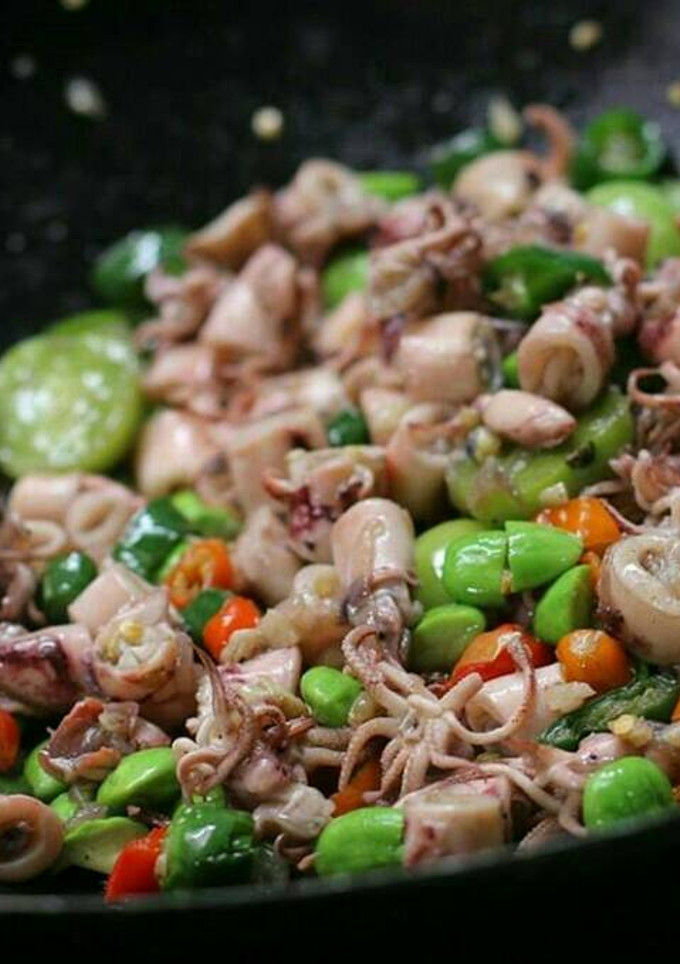 Foto resep Cumi Tumis Pete ekstra Pedas