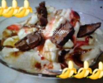 How To Cooking Recipe Banana Split Yummy