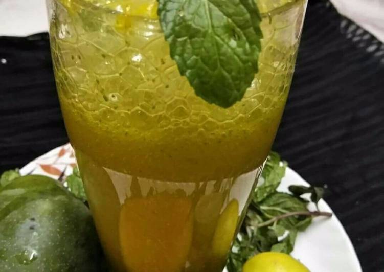 Step-by-Step Guide to Prepare Any-night-of-the-week Fresh mango mint leminto