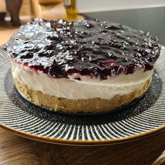 A picture of Vanilla cheesecake.
