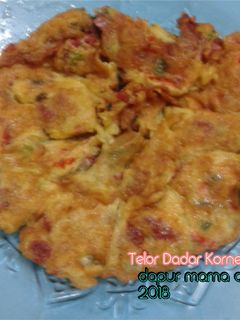 Foto resep Telor Dadar Kornet
