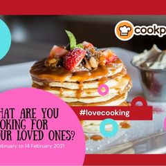 A picture of Cooking with love.