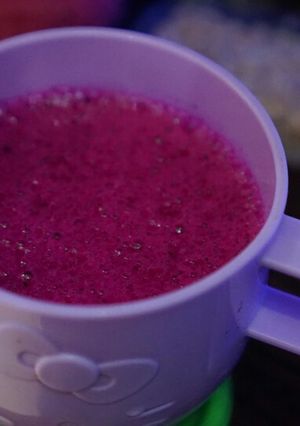Foto resep Jus buah naga segar