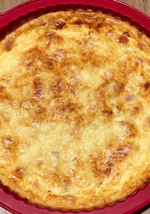 Une photo de Quiche Lorraine sans pâte