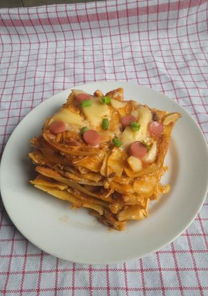 Foto resep 10 GBC. Lasagna Ayam Saus Bolognese
